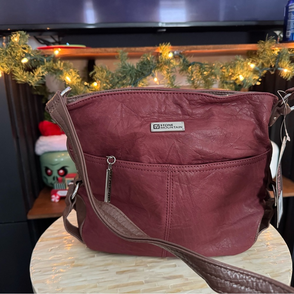 Burgundy Shoulder Bag